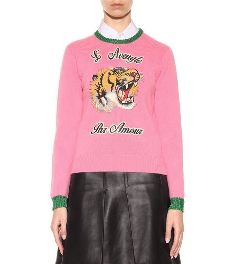 gucci pink tiger sweater|Gucci tiger for sale.